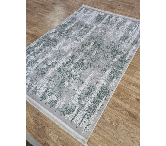 Синтетический ковер Deep ocean 146JA L.GREY / GREEN Купить в интернет магазине ДомоМода фото 4 Синтетический ковер Deep ocean 146JA L.GREY / GREEN - высокое качество по лучшей цене в Украине изображение 4.